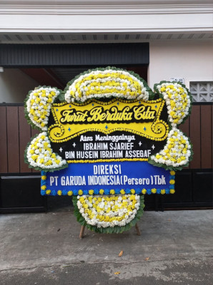 Papan Bunga Duka di Padang Merbau
